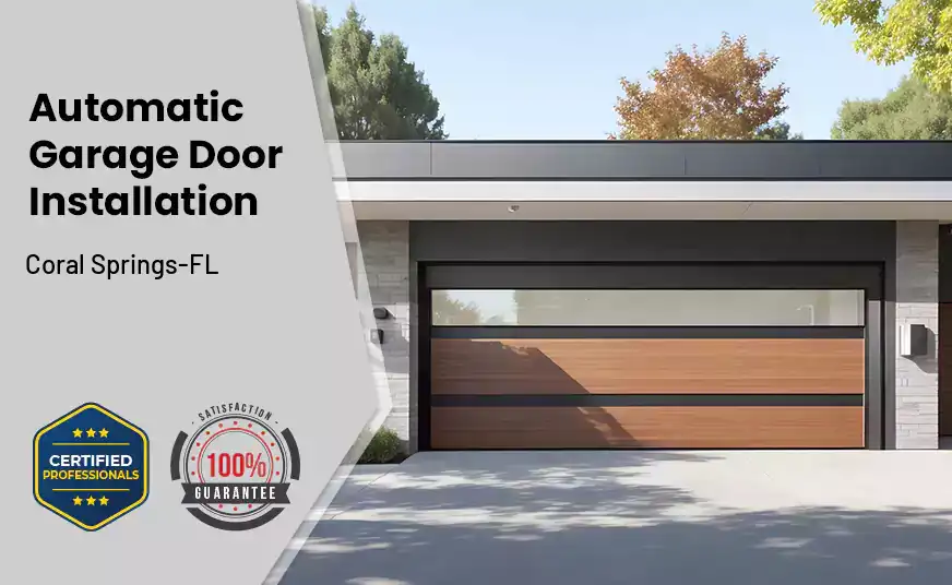 Automatic Garage Door Installation  Coral Springs-FL