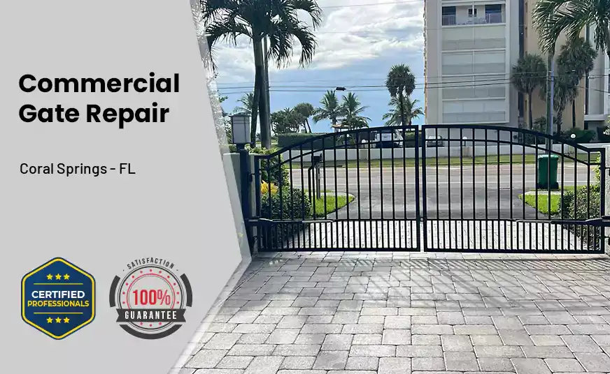 Commercial Gate Repair Coral Springs - FL