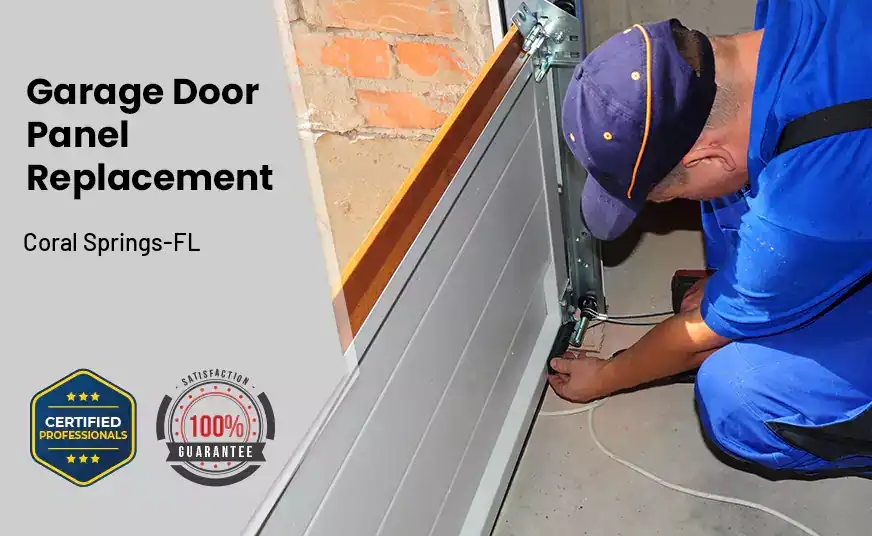 Garage Door Panel Replacement Coral Springs-FL
