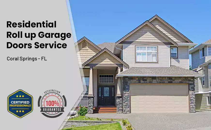 Residential Roll Up Garage Door Coral Springs - FL