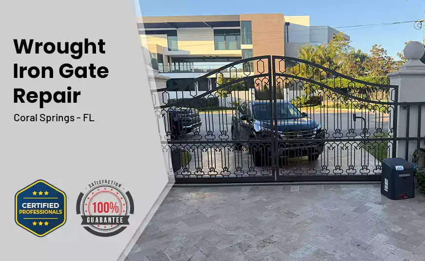 Wrought Iron Gate Repair Coral Springs - FL